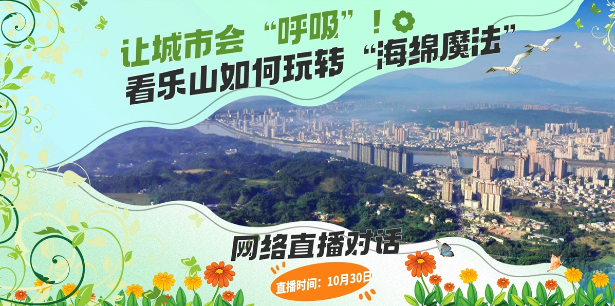 网络集中对话：让城市会“呼吸”！ 看乐山如何玩转“海绵魔法”